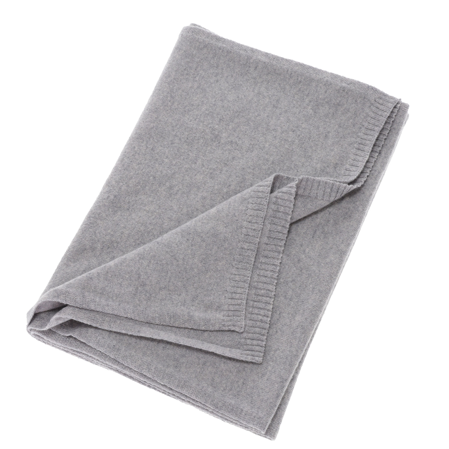 Winterschal Damen, Winter, grau, mit Merinowolle und Kaschmir, Irenia