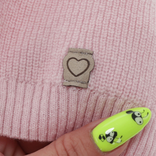 Herbst und Frühlingsmütze für Mädchen, rosa, mit Merinowolle, Orida