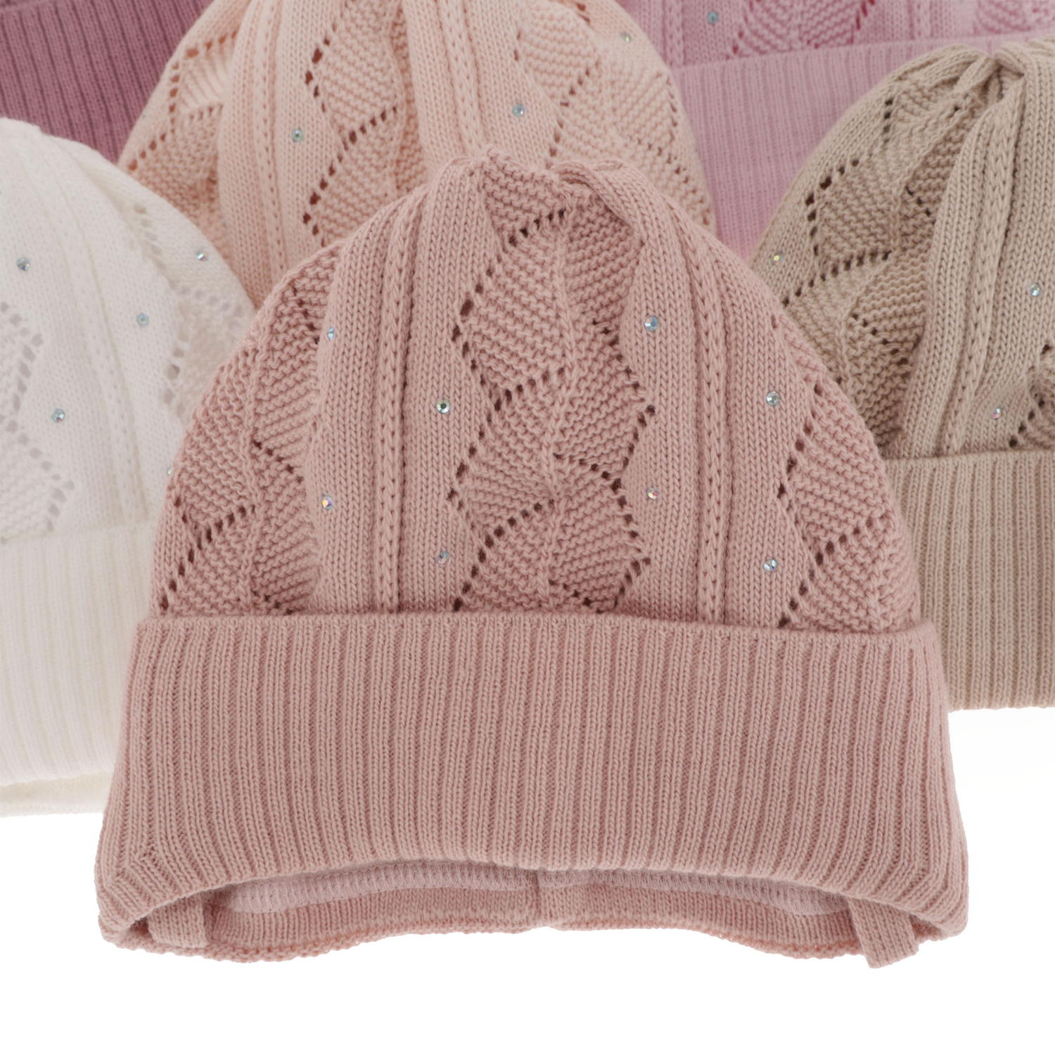 Herbst und Frühlingsmütze für Mädchen Beige Marinetta