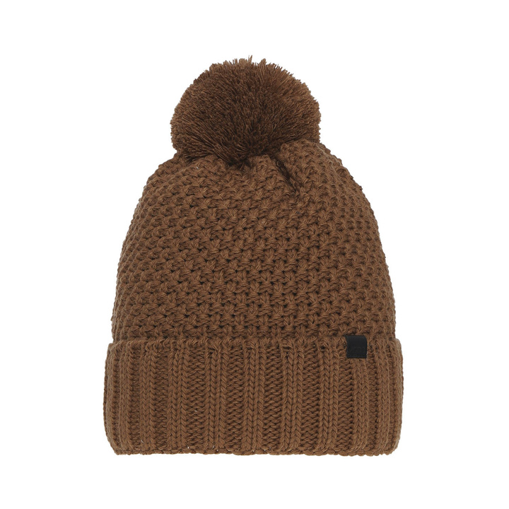 Wintermütze Jungen mit Bommel Camel Polins