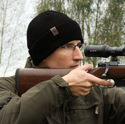 Wintermütze Herren aus Merinowolle in Braun Hogan