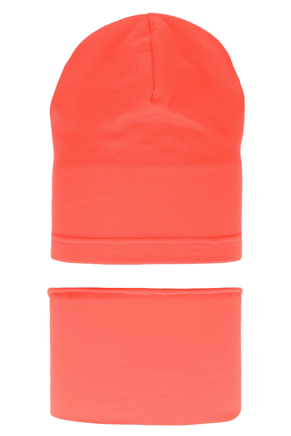 Herbst und Frühlingsset Mädchen: Mütze und Schlauchschal Rot Hazelka