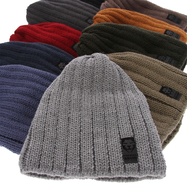Wintermütze Herren Schwarz Derek