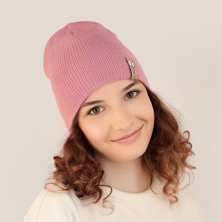 Herbst und Frühlingsmütze für Mädchen Beige Rachela