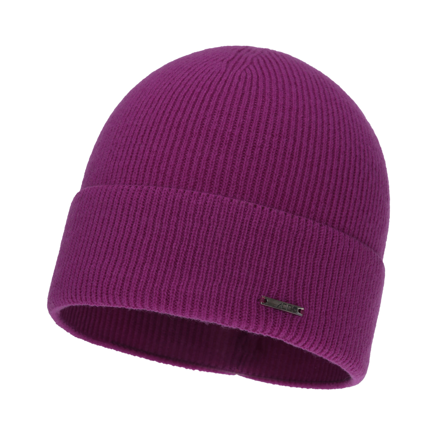 Herbst und Wintermütze Damen, violett, mit Merinowolle und Kaschmir, Sindra
