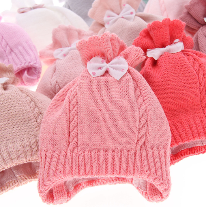 Herbst und Frühlingsmütze für Mädchen Rosa Gianna
