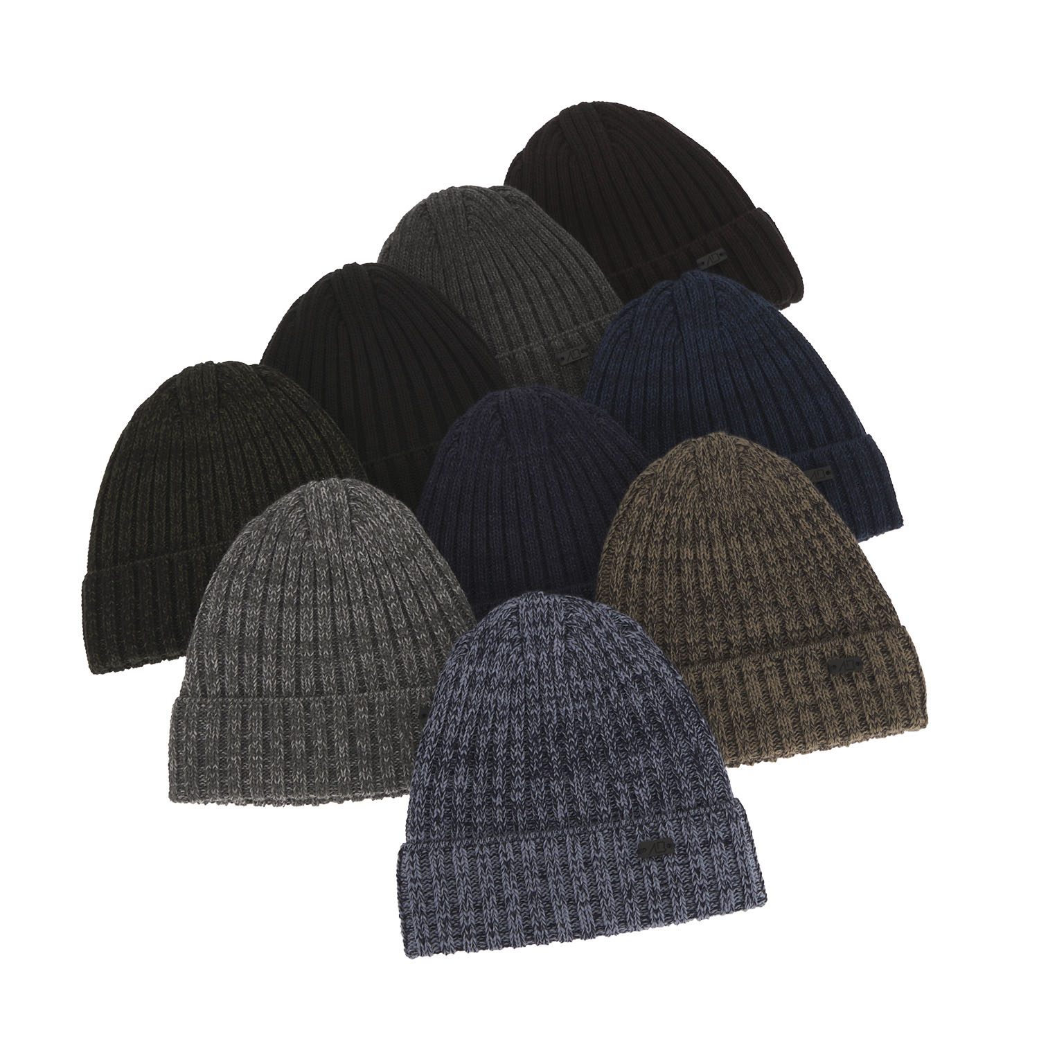 Wintermütze Herren aus Merinowolle in Navy Blau Timon