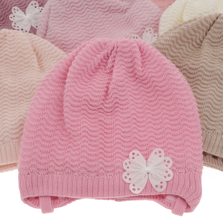 Herbst und Frühlingsmütze für Mädchen Rosa Madelin