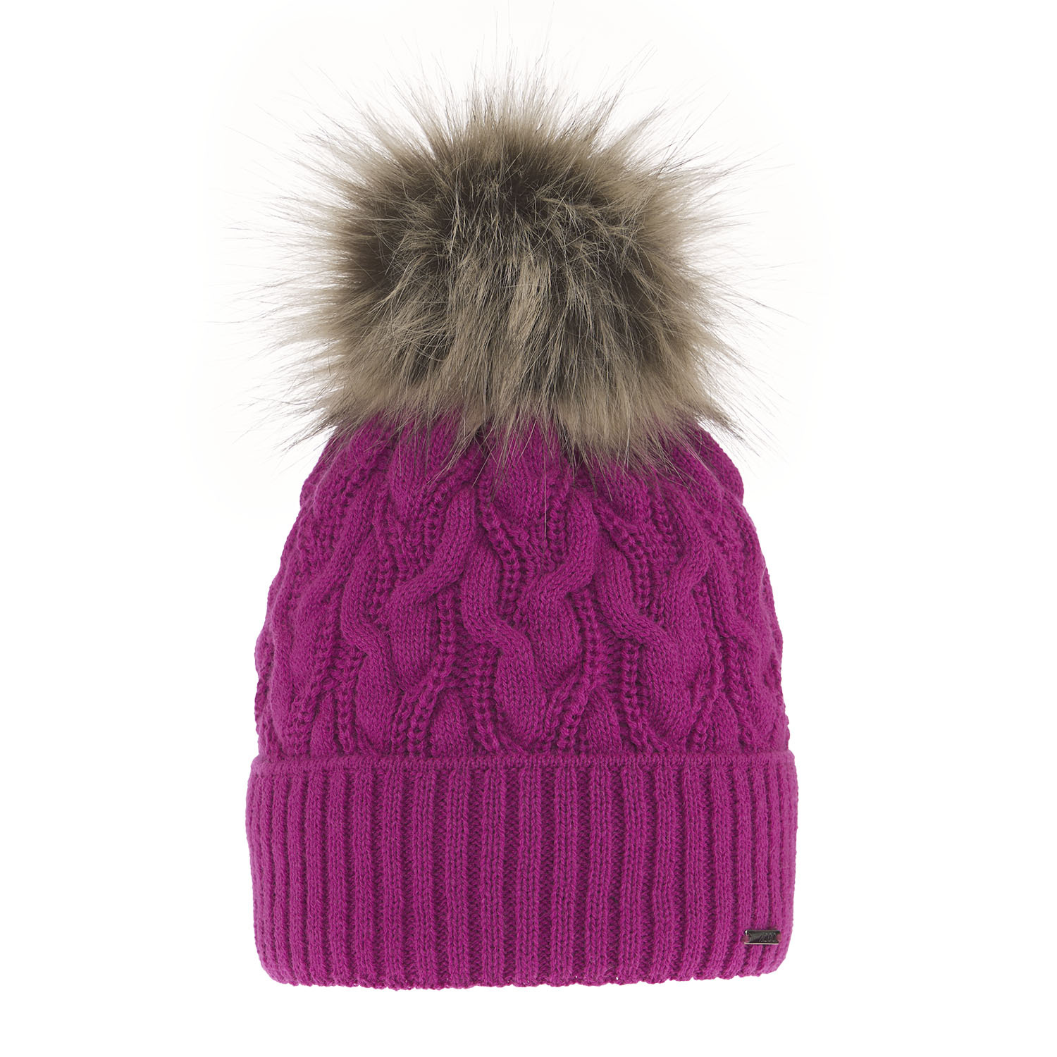 Wintermütze Damen mit Bommel Rosa Deva