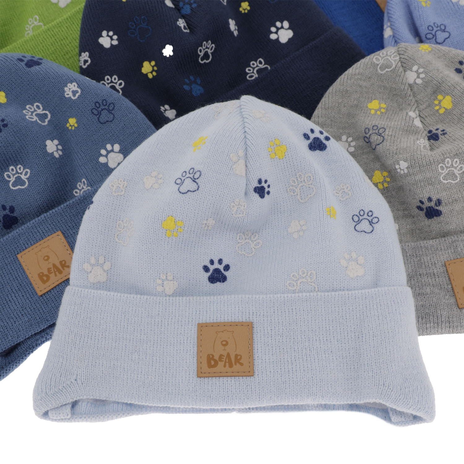 Herbst und Frühlingsmütze für Jungen Grau Folik