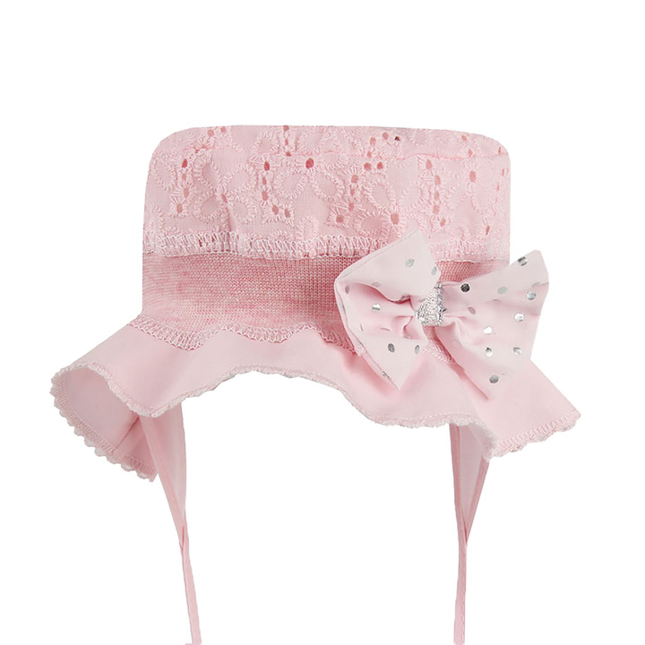 Gestrickter Sommerhut für Mädchen Rosa Ida