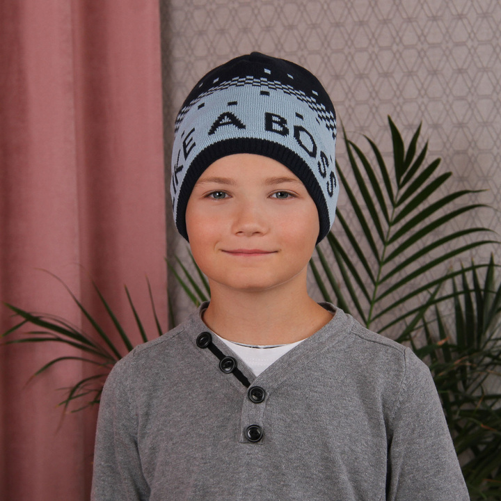 Herbst und Wintermütze für Jungen Grau Martin