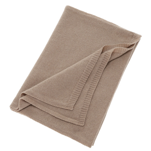 Winterschal Damen, Winter, beige, mit Merinowolle und Kaschmir, Irenia