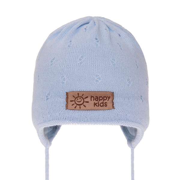 Herbst und Frühlingsmütze für Jungen Light blue Bobi