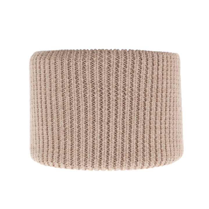 Winter Schlauchschal für Mädchen 100% extrafeine Merinowolle Beige Vanilla