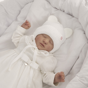 Wintermütze für Mädchen Beige Lala