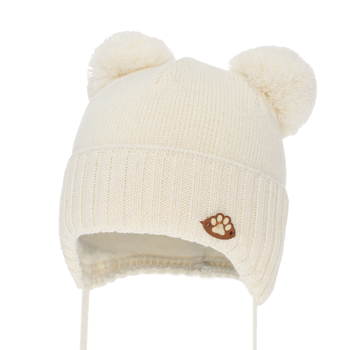 Wintermütze Jungen, mit Merinowolle, blau, Rimini