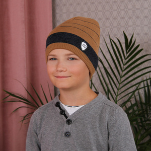 Herbst und Wintermütze für Jungen Grau Kenet
