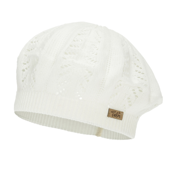 Herbst und Frühlingsmütze für Mädchen, cremeweiß, Kevira