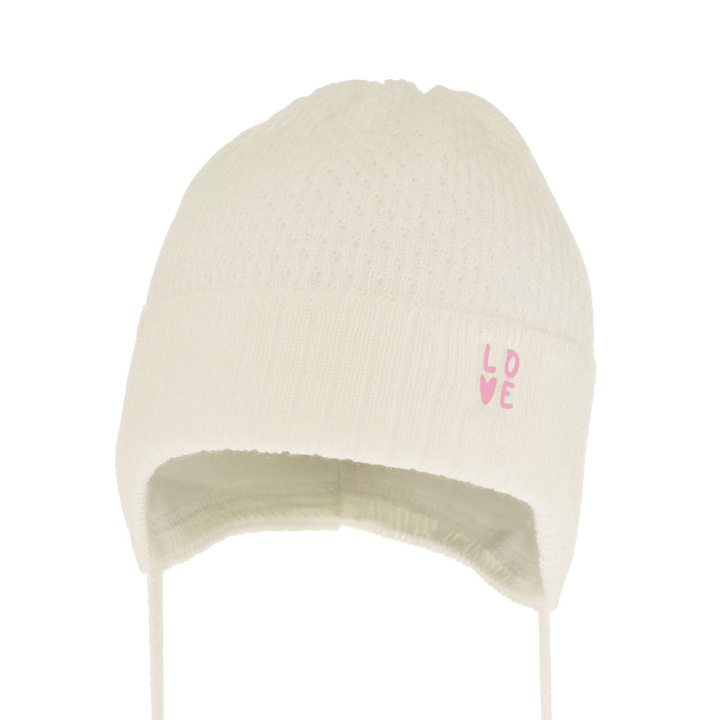Herbst und Frühlingsmütze für Mädchen Cremefarben Camilla