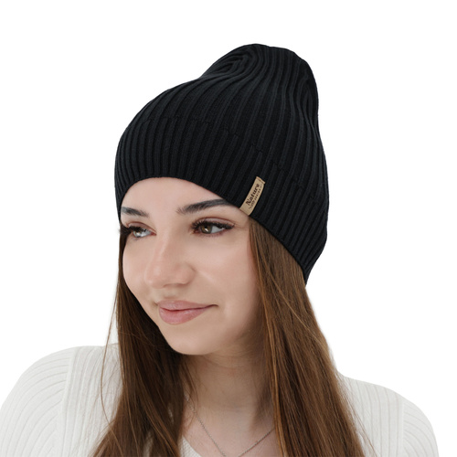 Damen Herbst und Frühlingsmütze, mit Baumwolle, violett, Mirona