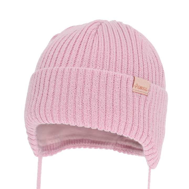 Wintermütze für Mädchen, rosa, , mit Merinowolle, Punia