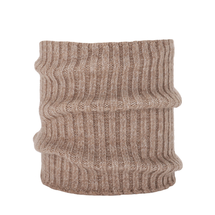 Schlauchschal Damen Merinowolle Beige Besta