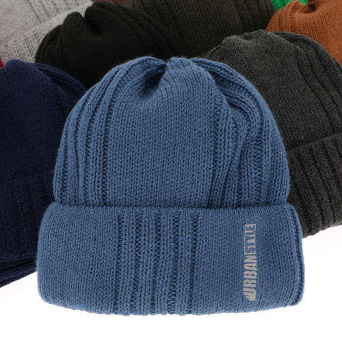 Winterset für Jungen: Mütze und Schlauchschal in Blau Balaton