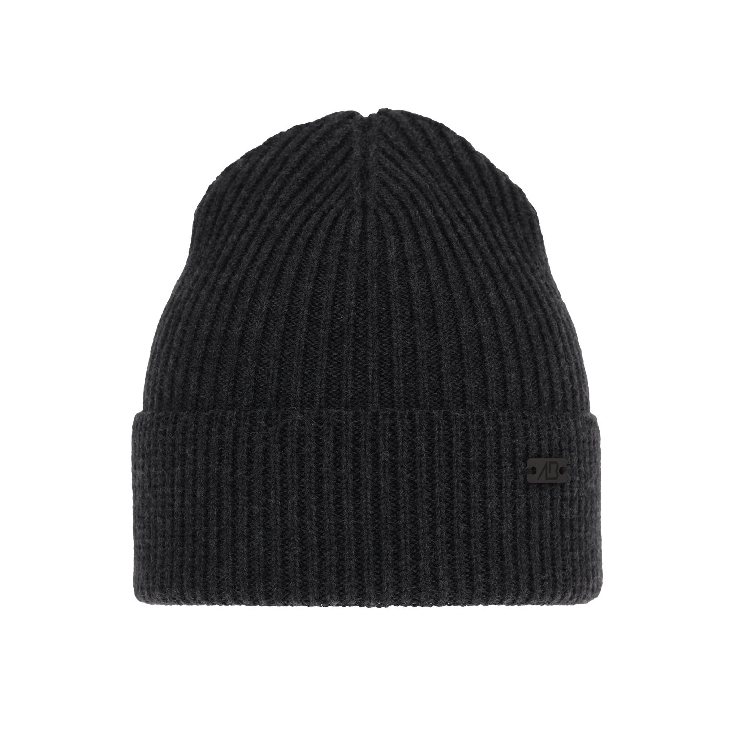 Wintermütze Herren 100% extrafeine Merinowolle Grau Owen