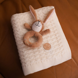 Baby und Kinder Decke aus 100% Bambus-Fasern Grau misio
