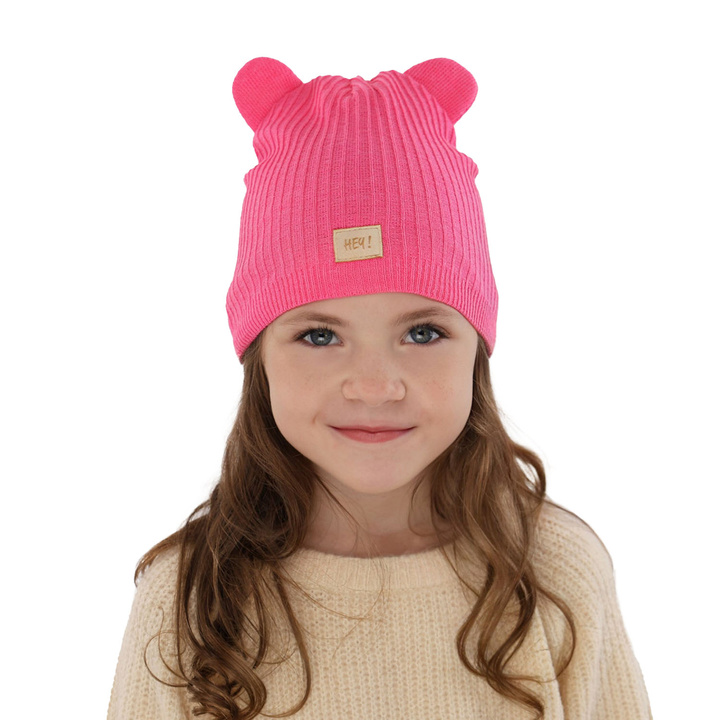 Herbst und Frühlingsmütze für Mädchen Rosa Clarisa