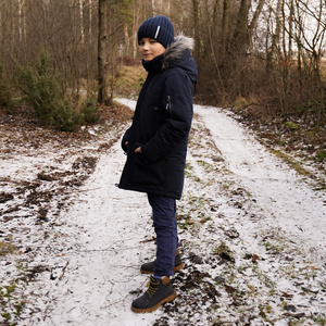 Winterset Jungen: Mütze und Schlauchschal Grün Livido