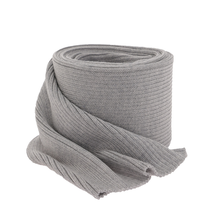 Schlauchschal Damen 100% extrafeine Merinowolle Grau Jessica