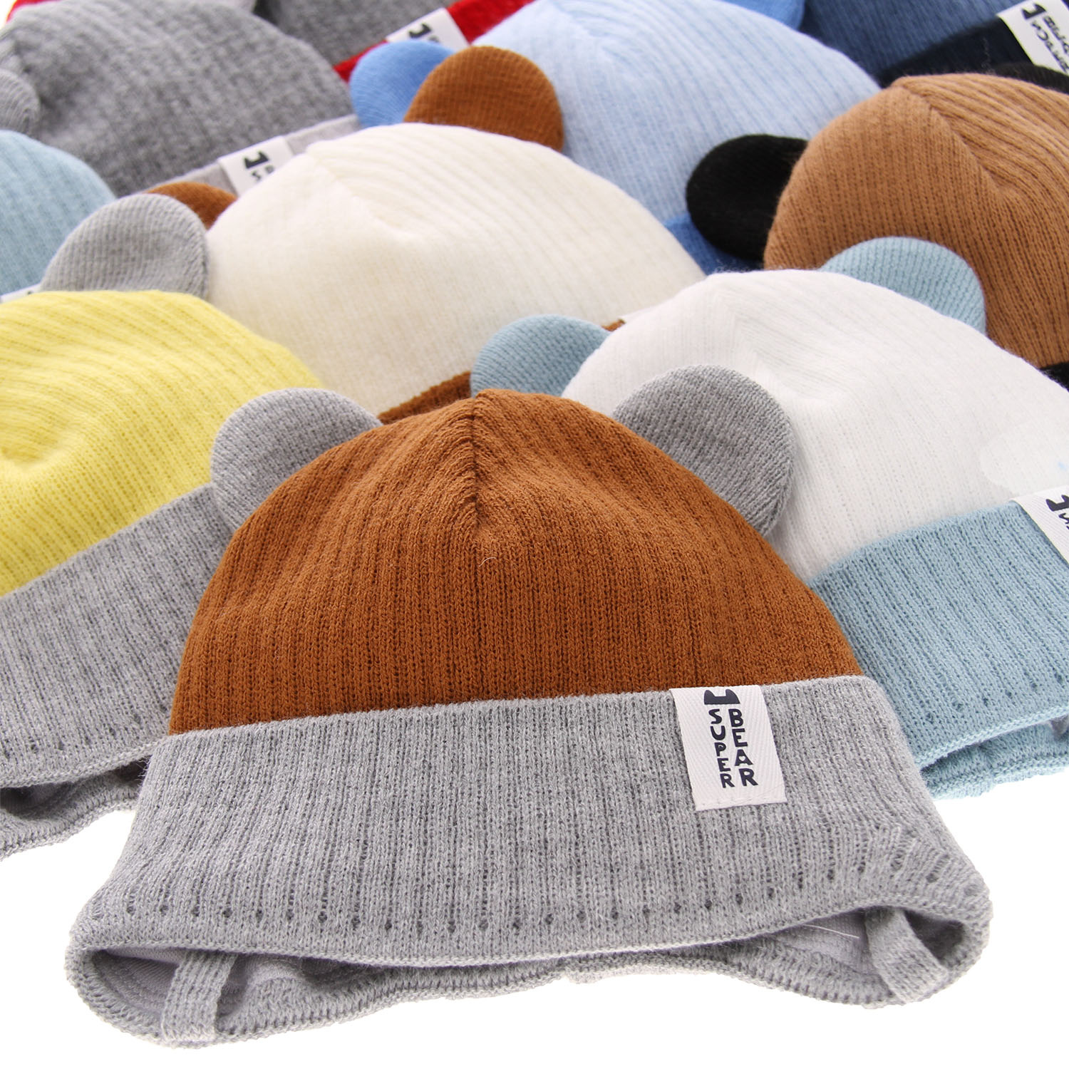 Herbst und Frühlingsmütze für Jungen Grau Bruko