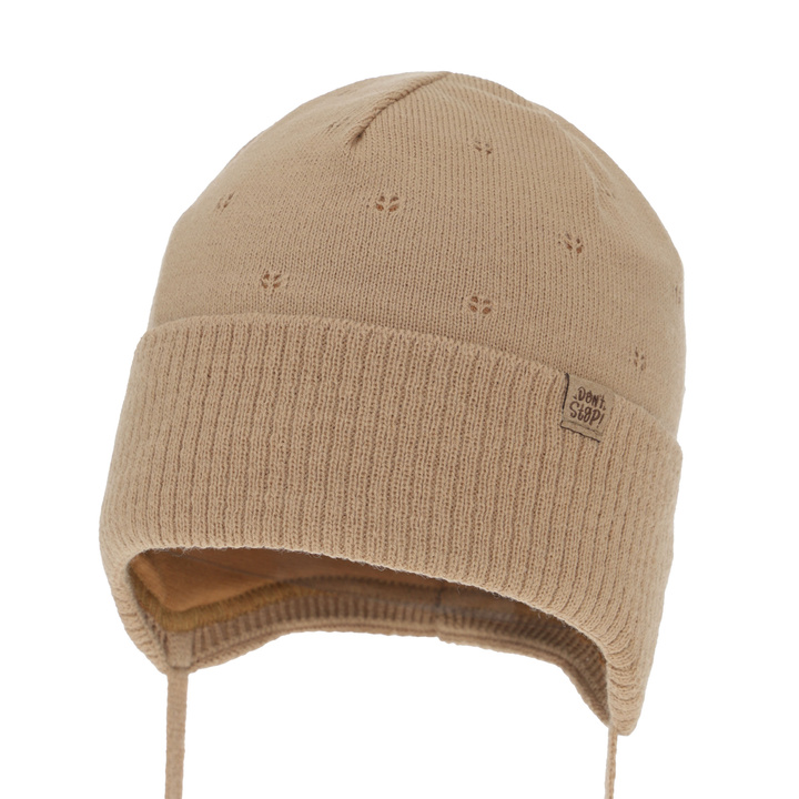 Herbst und Frühlingsmütze für Jungen, camel, wiązana, Leif
