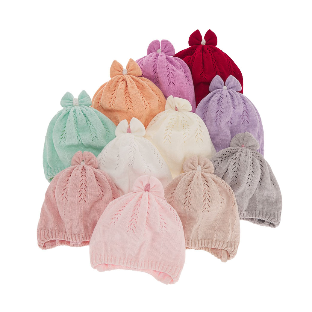 Herbst und Frühlingsmütze für Mädchen Violett Ginara