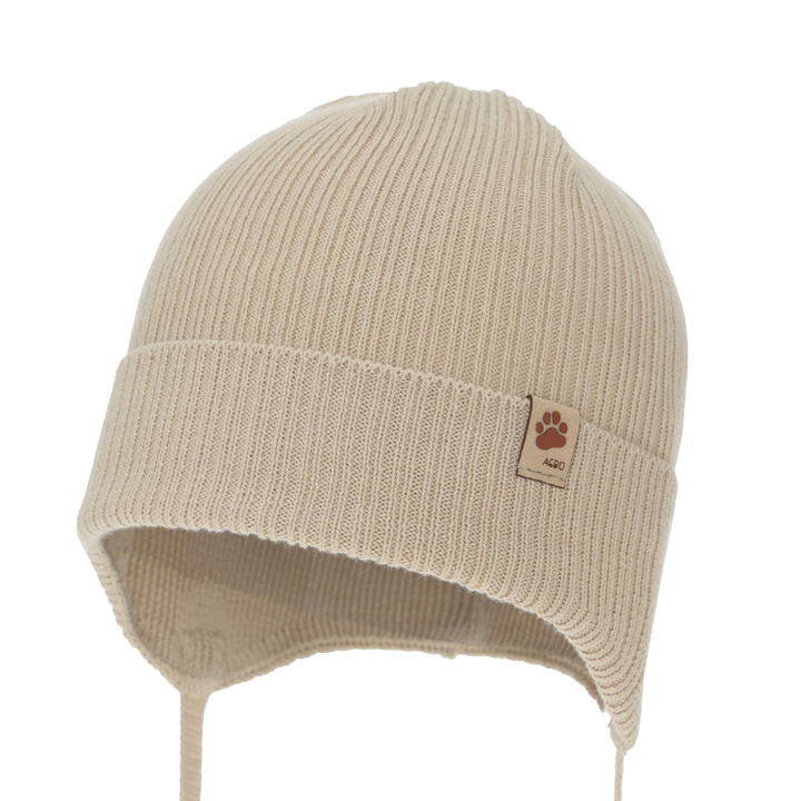Herbst und Frühlingsmütze für Jungen, beige, gebunden, 100% Baumwolle, Elmar