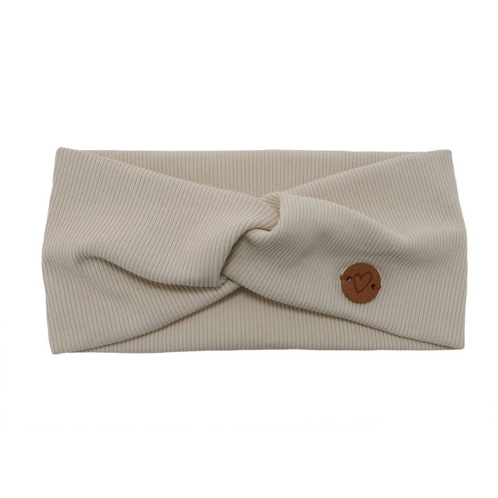 Herbst und Frühlings Stirnband für Mädchen Beige Kasjana