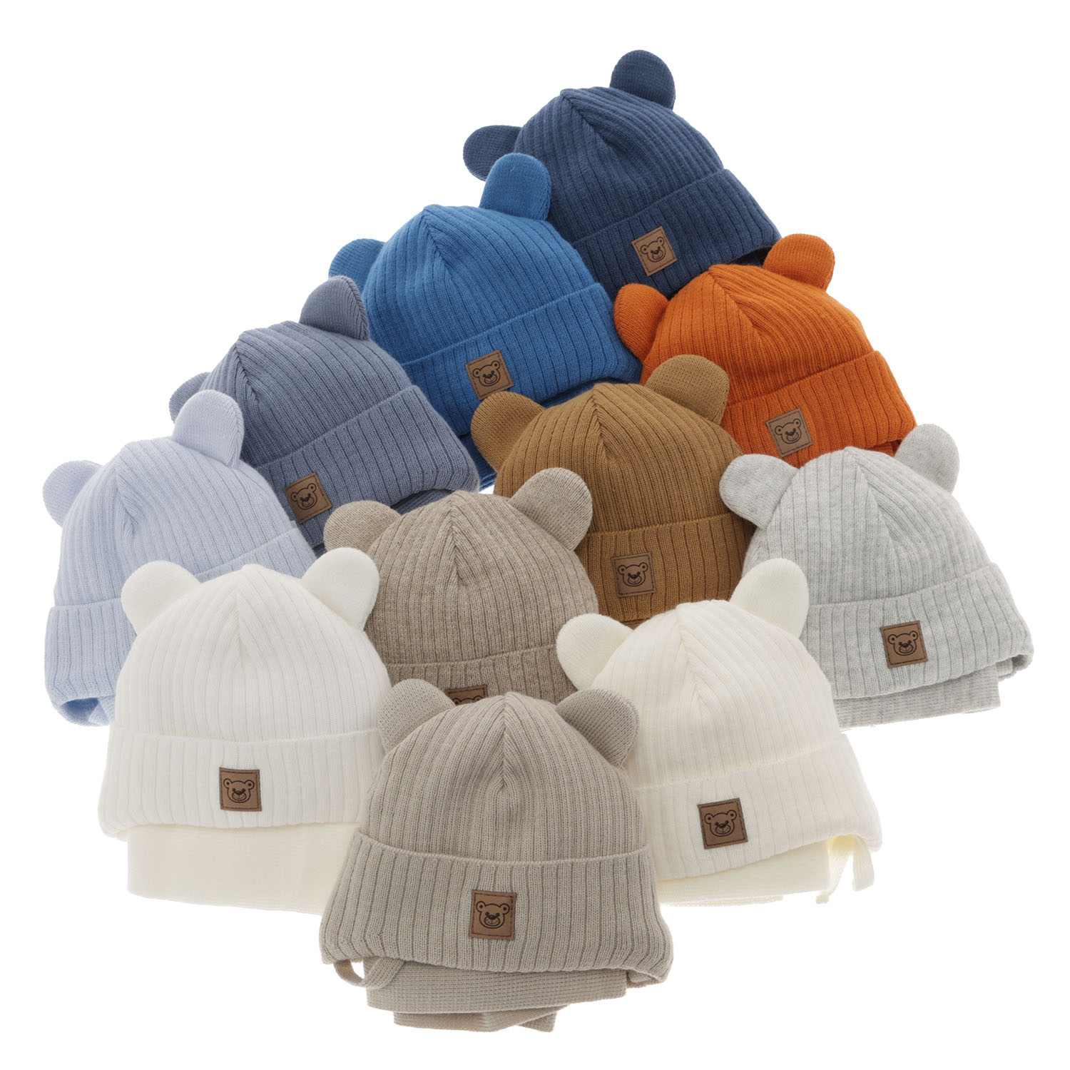 Winterset für Jungen: Mütze und Schal in Blau Anthony