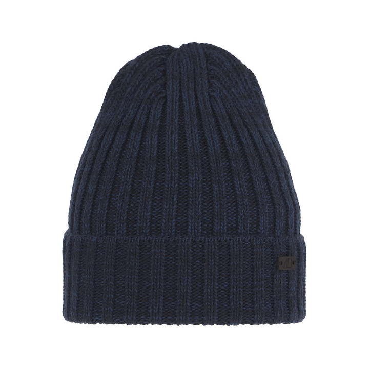 Wintermütze Herren aus Merinowolle in Blau Timon