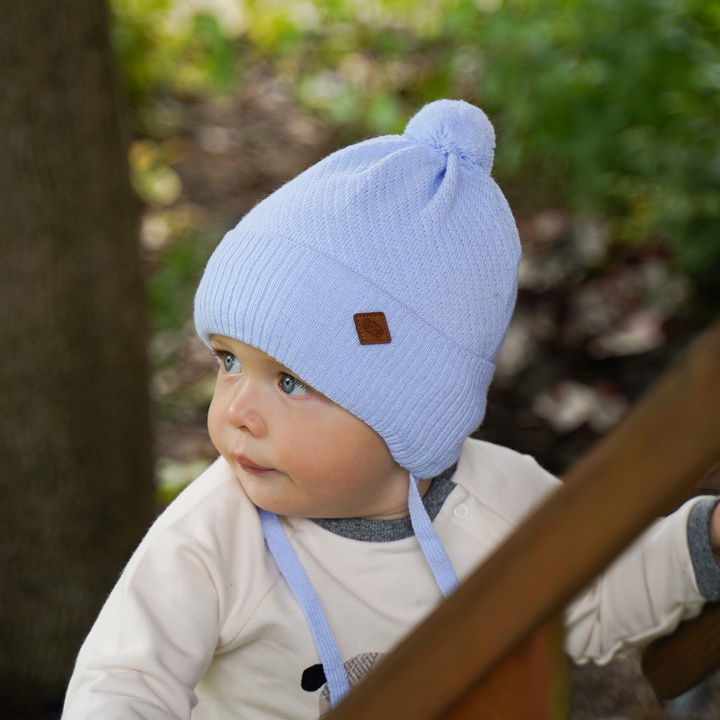 Herbst und Frühlingsmütze für Jungen Blau Halmin