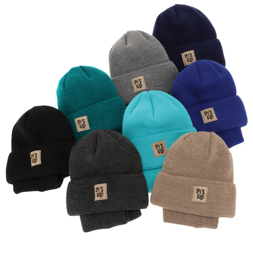 Winterset für Jungen: Mütze und Schlauchschal in Blau Joseph