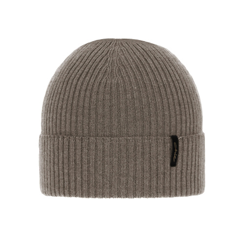 Wintermütze Damen, braun, 100% Merinowolle, Megan