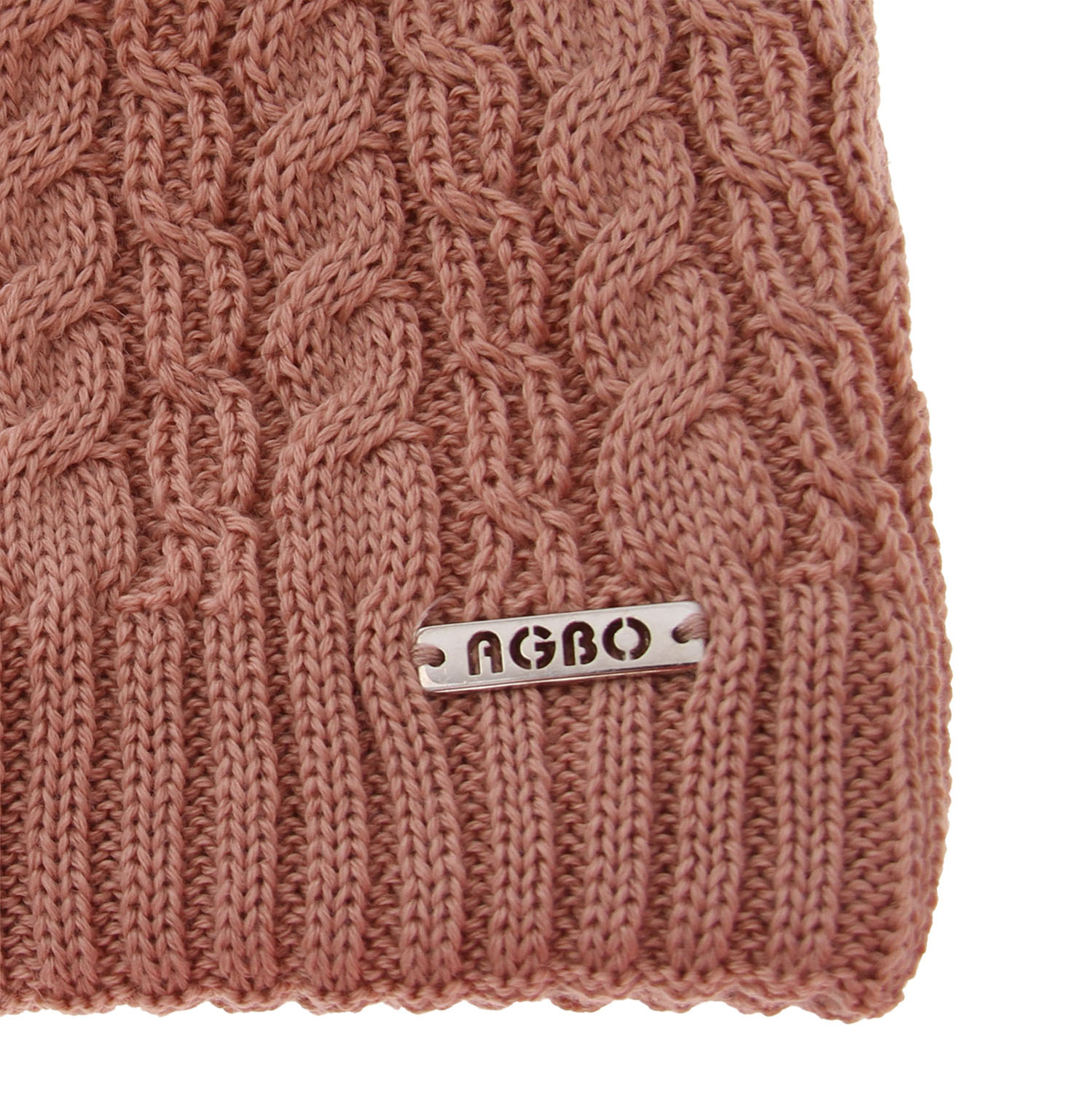 Wintermütze Damen aus Merinowolle in Rosa Satina