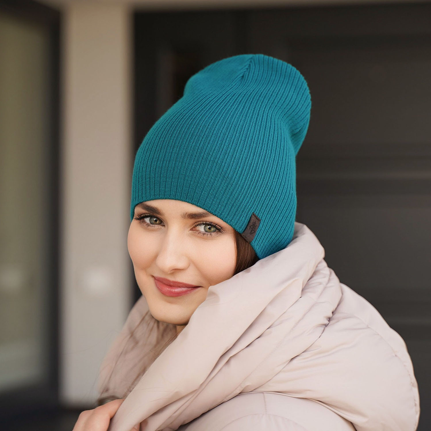 Herbst und Frühlingsmütze Damen Grau Merci