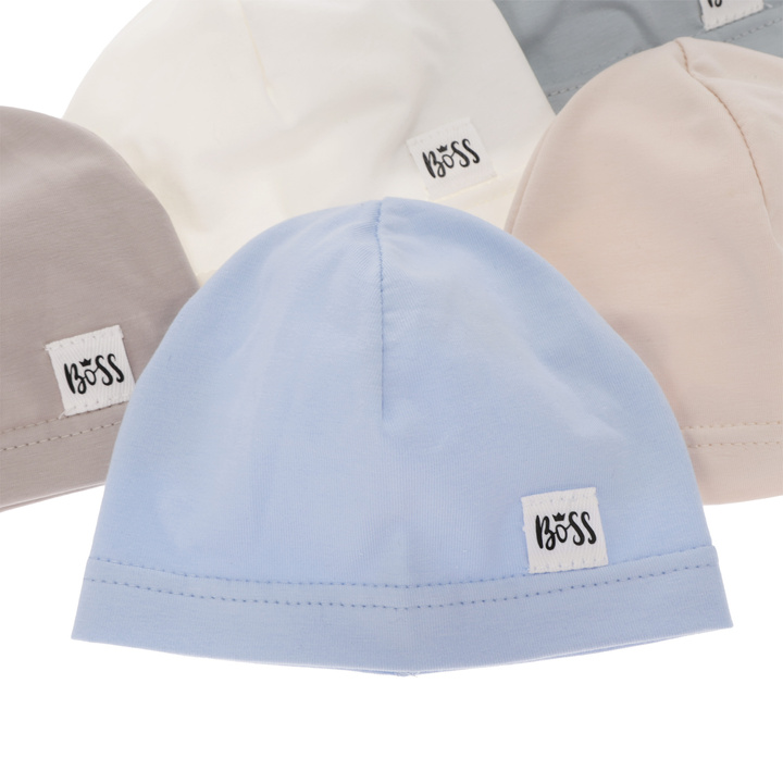 Herbst und Frühlingsmütze für Jungen Beige Niki