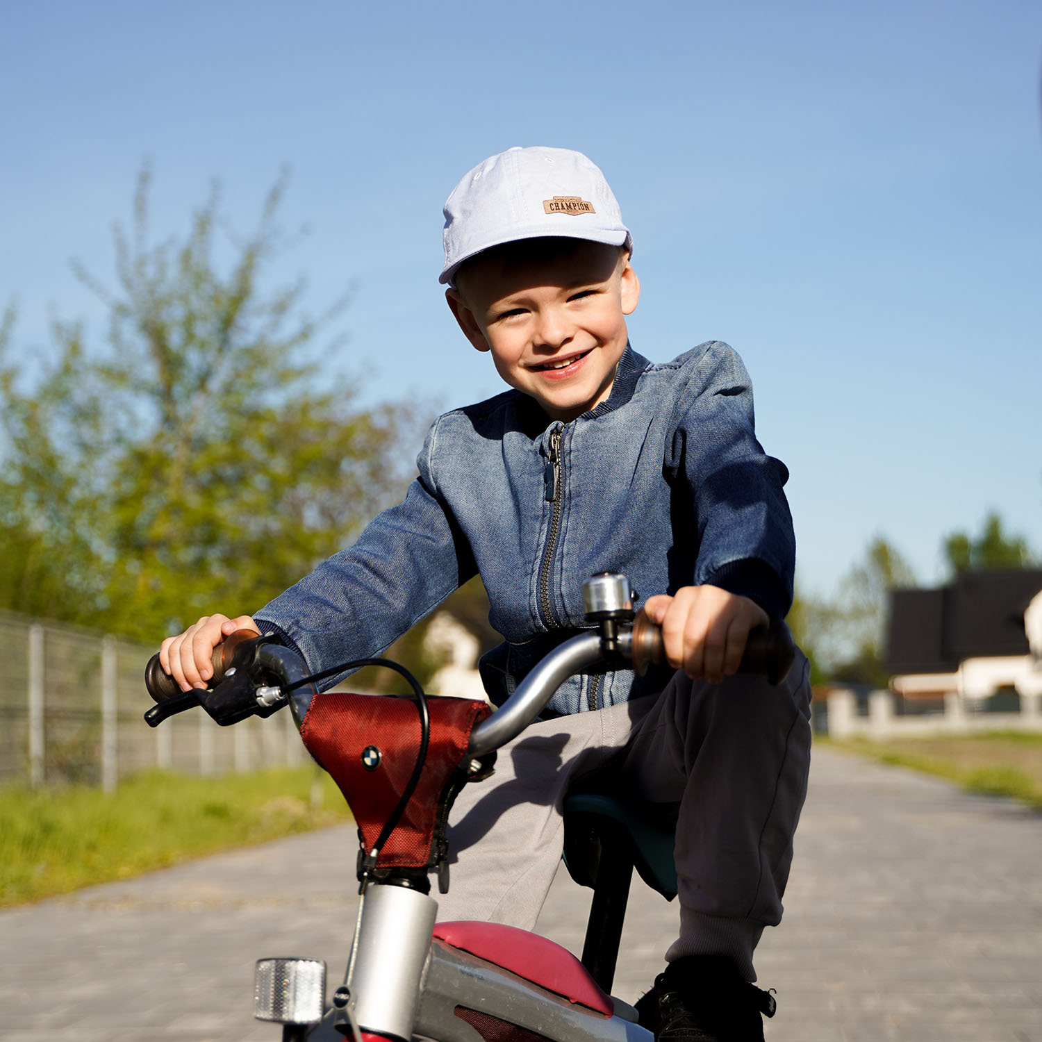 Mütze mit Schirm für Jungen Light blue Champion