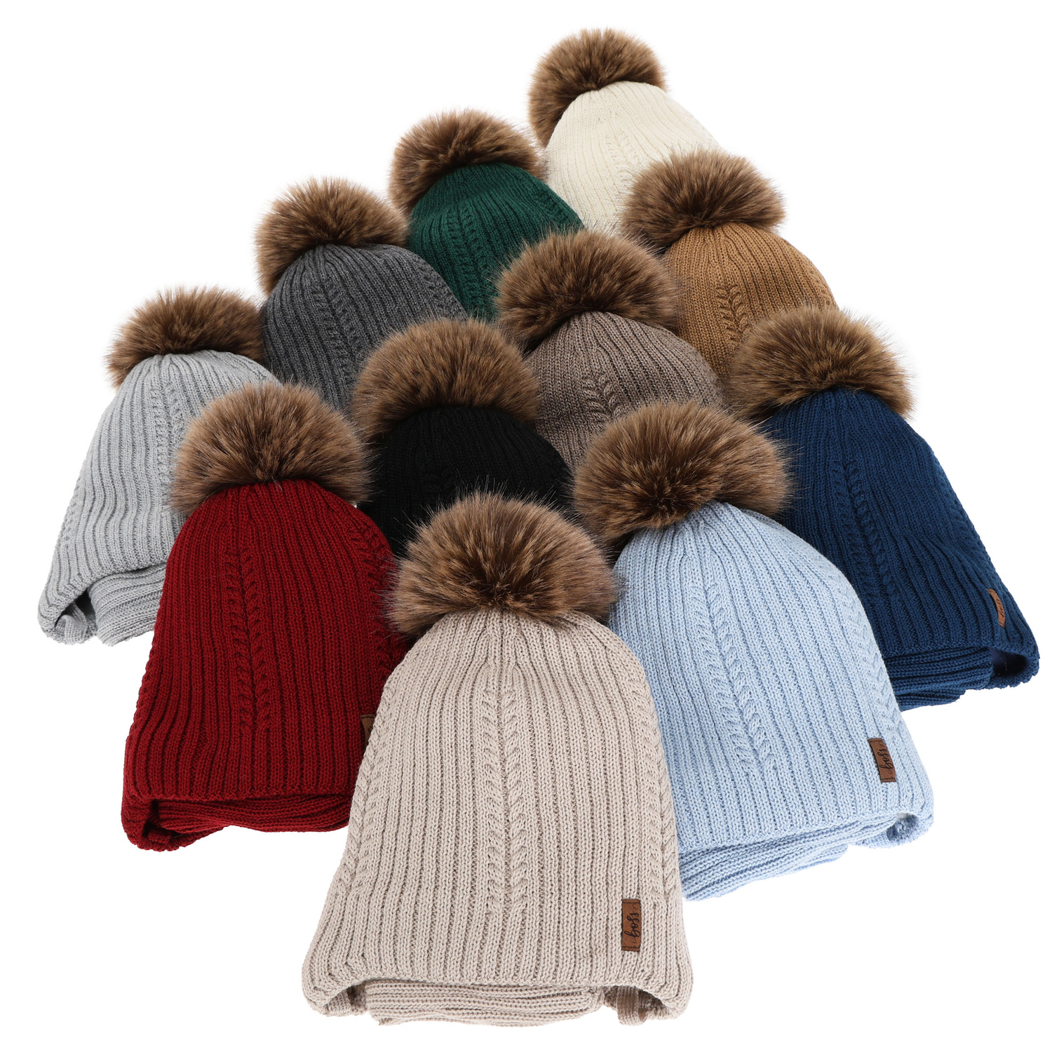 Mütze und Halswärmer für Jungen, Winter-Set, Grau, mit Merinowolle, zum Binden Zongo