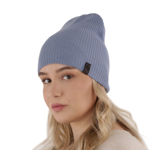 Herbst und Frühlingsmütze Damen Grau Merci