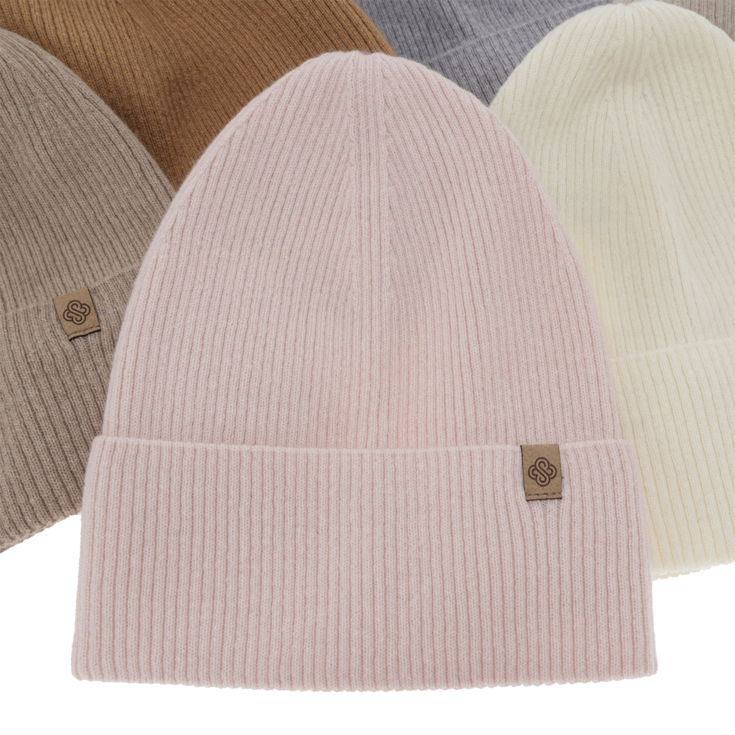 Herbst und Wintermütze Damen, hellrosa, mit Merinowolle und Kaschmir, Alineta